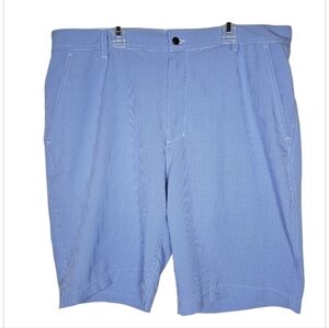 FootJoy Men's Lt Blue Mini Check Performance Golf Shorts Size 36